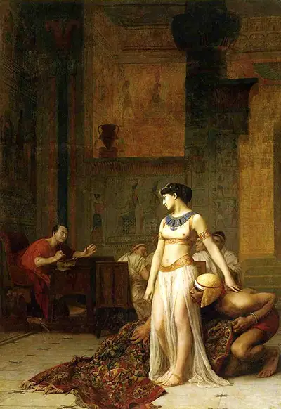 Cleopatra and Caesar Jean-Leon Gerome